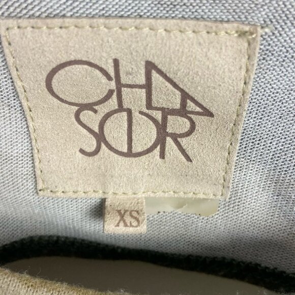 Chaser Green Camo Long Sleeve Sweatshirt Size XS Camouflage Open Back Sweater - Picture 3 of 9